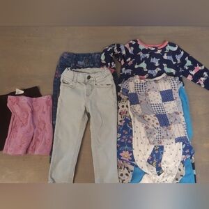 2t Girl Bundle Pjs And Pants